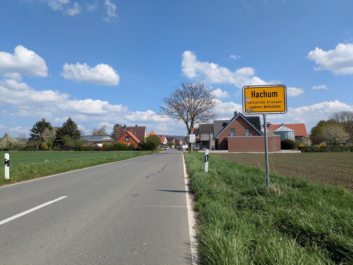 Baumaßnahme bei Hachum ab 22. April